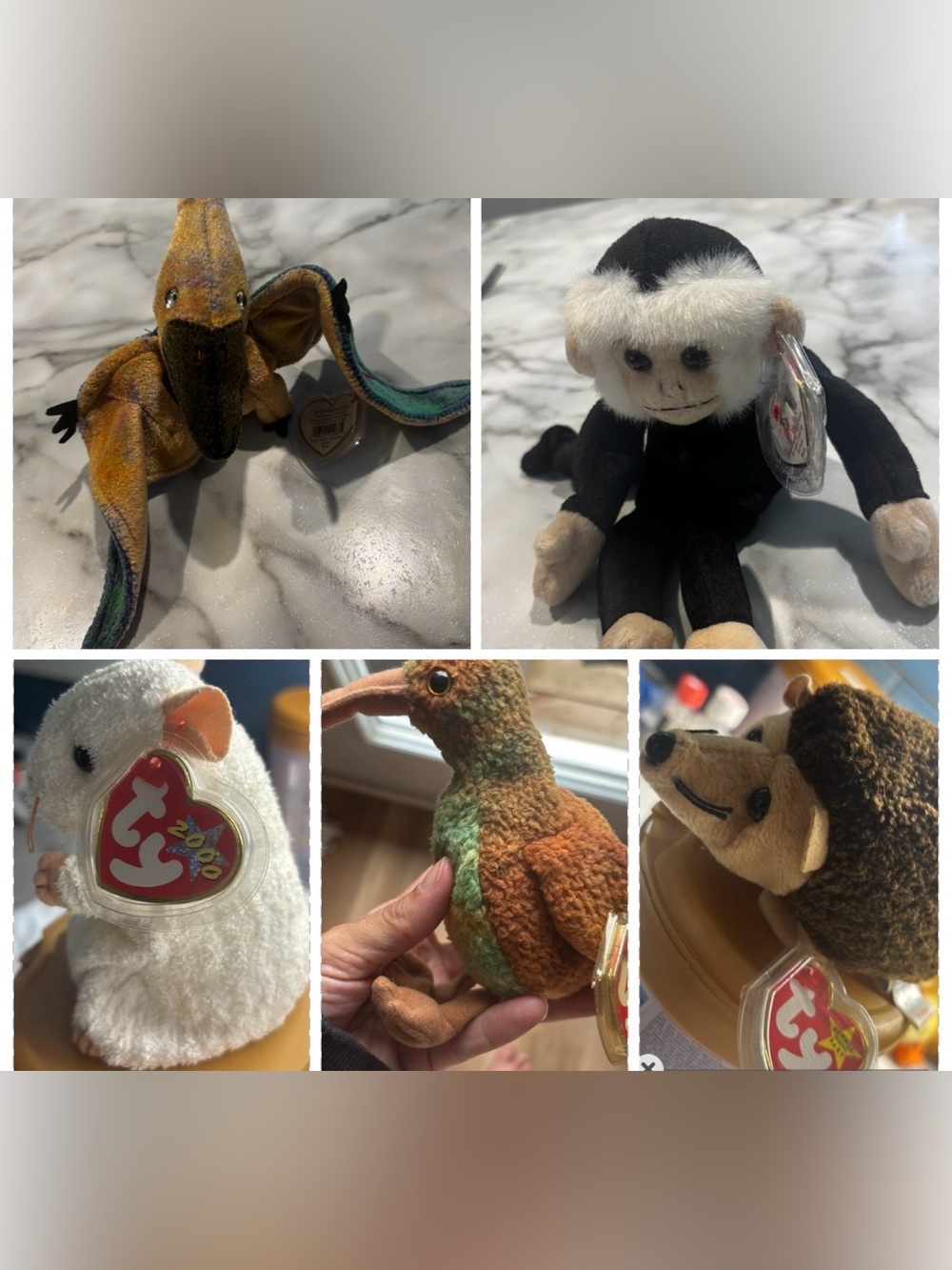 Ty beanie babies from 2000 with tags